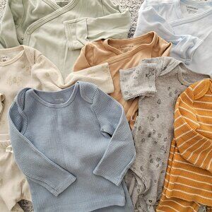 Bundle of Infant Pajamas and Play Cothes